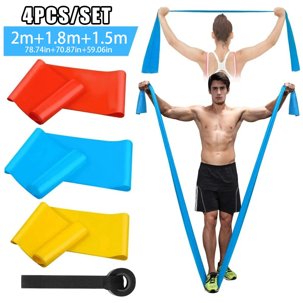 Crossfit Workout Gear - 4 개/대 탄성 피트니스 밴드 저항