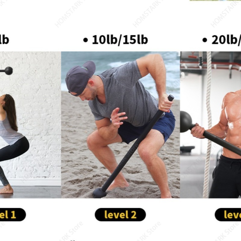 풀 스틸 메이스벨 라운드 헤드 해머 (크로스핏, 체력  - Crossfit Gym 리뷰 및 가격